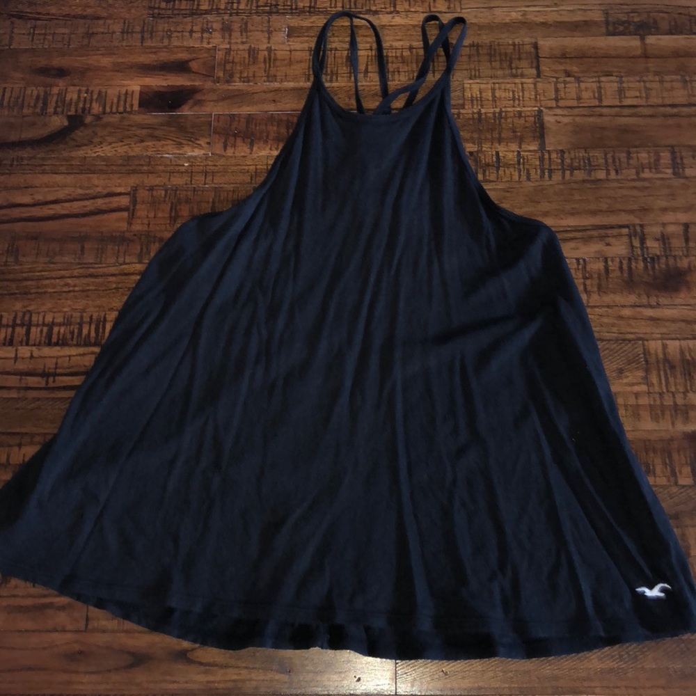 Strappy racer back tank top